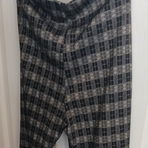 flair leg plaid pants - Picture 2 of 5